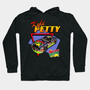Kyle Petty Mello Yellow Retro Nascar Design Hoodie